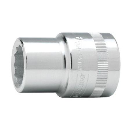 LLAVE VASO CUADRADILLO 3/4 BOCA BIHEXAGONAL SERIE CORTA METRICA M-30