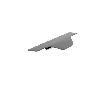 TIRADOR EMBUTIR VECTOR GRIS CEPILLADO LARGO LONG. 597MM.