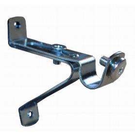 SOPORTE BARRA  8 16 FRENTE EXTENSIBLE CROMO CON TORNILLO 1600001