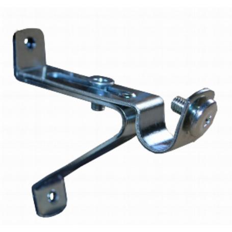 SOPORTE BARRA  8 16 FRENTE EXTENSIBLE CROMO CON TORNILLO 1600001