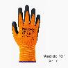 GUANTES NYLON CON PALMA EN FOAM Y PUNTOS NITRILO TOUCH 10 (PAR)