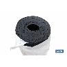 SUELO DE CAUCHO NEGRO CÍRCULOS 3 MM 1,50 X 10 M