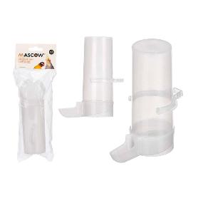 BEBEDERO ACCESORIO JAULA TRANSPARENTE 100 ML