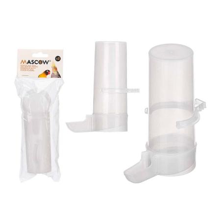 BEBEDERO ACCESORIO JAULA TRANSPARENTE 100 ML