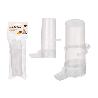 BEBEDERO ACCESORIO JAULA TRANSPARENTE 100 ML
