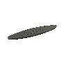 PIEDRA AFILAR OVAL 230X35 MM OXID ALUMINIO