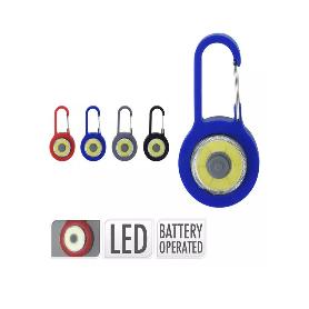 LINTERNA MOSQUETON LLAVERO LED SURTIDA
