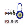 LINTERNA MOSQUETON LLAVERO LED SURTIDA