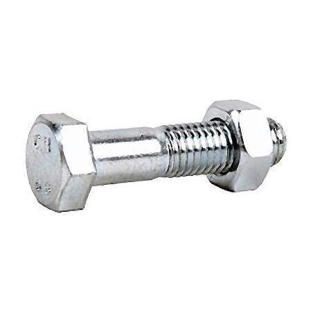 TORNILLO HEXAGONAL 8X70 6.8 DIN.933 CON TUERCA ZINCADO