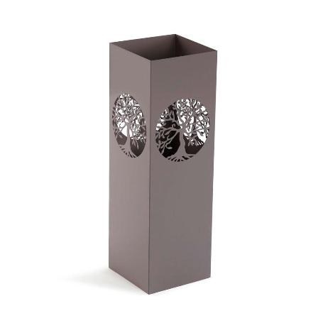 PARAGÜERO METAL ARBOL DE LA VIDA GRIS