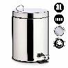 CUBO PEDAL ACERO INOXIDABLE 3 L