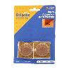 TOPE PUERTA BASE MADERA ADH. 2 UD MARRON