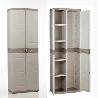 ARMARIO ESCOBERO 70X44X176 CM 9204 BEIGE