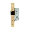 CERRADURA GAMA OBRA 2015 DE PASO PARA PUERTAS DE MADERA, ENTRADA DE 40MM, ACABADO HIERRO LATONADO