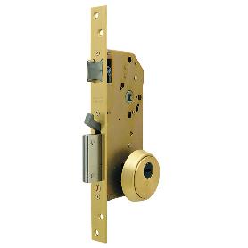 CERRADURA DE SEGURIDAD MONOPUNTO R200N CON PALANCA, GANCHO ANTIPALANQUETA Y PICAPORTE, CILINDRO T60 DE 60MM, ACABAD