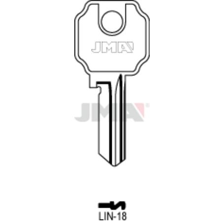 LLAVES JMA TIPO B MOD LIN-18 (CAJA 50 UNIDADES)