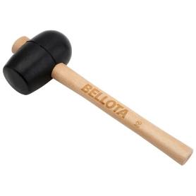 MACETA DE GOMA NEGRA CON MANGO MADERA DE HAYA CERTIFICADA 500 GR / 8053500