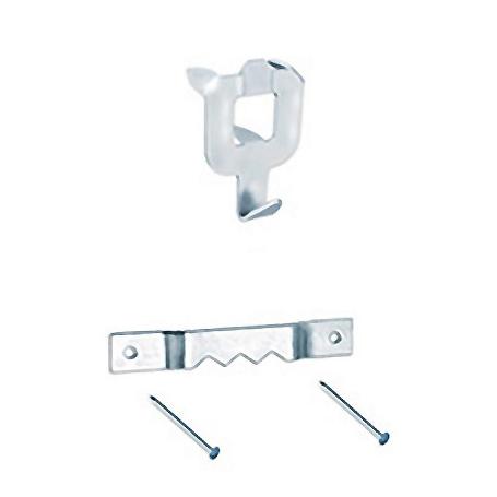 BRINOX KIT 4 SOPORTE MARCO CUADRO + 4 GANCHOS PARED B50690B