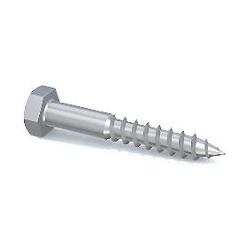 TIRAFONDO CABEZA HEXAGONAL DIN 571 ZINCADO 5-30 LARGO 80MM DIÁMETRO 10MM (CIENTOS 50)