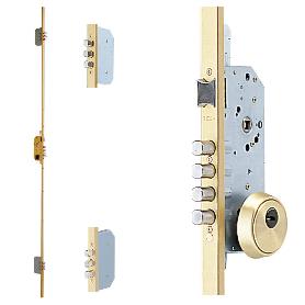 CERRADURA SEGURIDAD BULONES TESA 3P T2B354567LE CERR-45MM,DORADA,ESC/ABIERTO,BOMB.35-35L