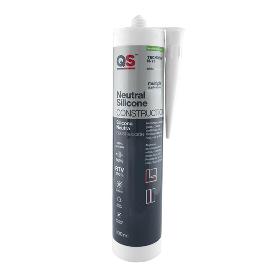 SILICONA NEUTRA. . PINTABLE. 300 ML. PARA . NO ENNEGRECE - QS ADHESIVOS COLOR SILICONA BLANCO