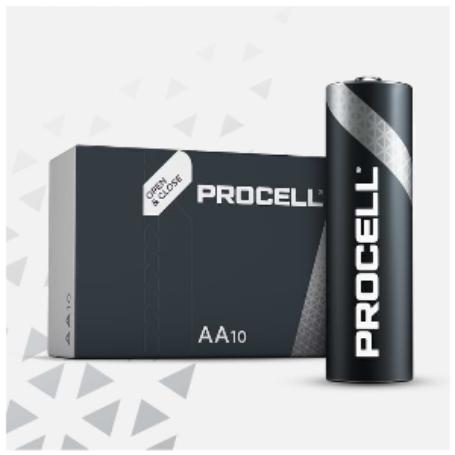 DURACELL PILA ALCALINA LR-6  AA PROCELL 10 UND DUR-LR6INDP10
