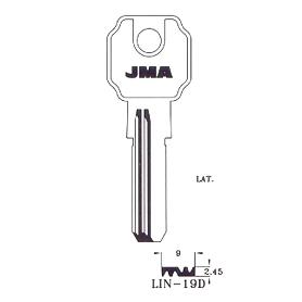 LLAVES JMA SEGURIDAD LATON MOD LIN-19D