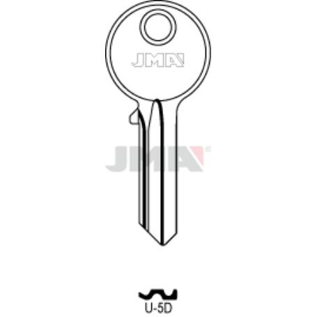 LLAVES JMA TIPO A MOD U-5D (CAJA 50 UNIDADES)
