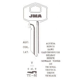 LLAVES JMA TIPO A MOD TE-8I (CAJA 50 UNIDADES)
