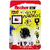 FIJACUADROS NEGRO BLISTER - 8U