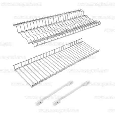 JUEGO ESCURREPLATOS Y ESCURREVASOS INOX ARMARIO 85CM  92185