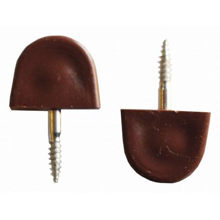 SOPORTES ESTANTE TORNILLO GRANDE MARRON A131