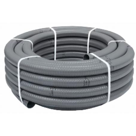 PVC TUBERIAS FLEXIBLE GRIS HIDROTUBO 50 MM ROLLO 25M 1153