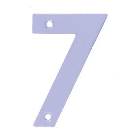 NUMERO 7 -M.4 INOX.18/8 10CM.