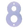 NUMERO 8 -M.4 INOX.18/8 10CM.