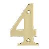 NUMERO 4 -M.4 LATON 10CM.