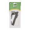 NUMERO 7 -M.4 NEGRO 10CM.
