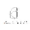 TOPE PUERTA MADERA ROBLE 496RB 49X21 MM