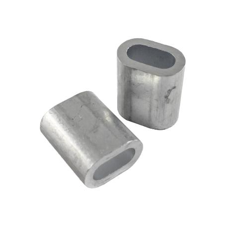 CASQUILLO ALUMINIO DIN 3093-4MM