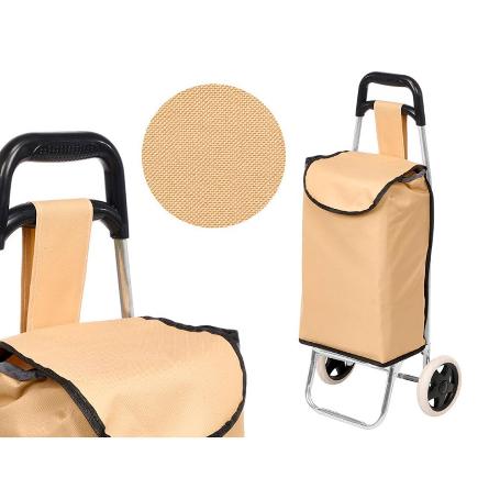 CARRO COMPRA 24 L MARRON 6X78,5X33 CM