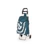 CARRO COMPRA 2 RUEDAS RAYAS AZUL 8X88X35 CM
