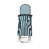 CARRO COMPRA 2 RUEDAS RAYAS AZUL 8X88X35 CM