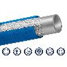 MANGUERA AZUL TRICOTADA 15 MM + ACCESORIOS