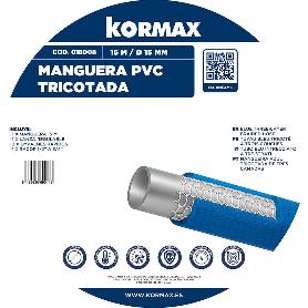 MANGUERA AZUL TRICOTADA 15MM + ACCESORIOS
