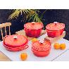 COCOTTE OVAL ESMALTE NARANJA 3,85 L LT015