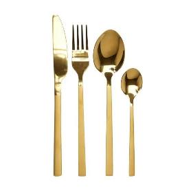 CUBERTERIA 16 PIEZAS ORO 503230