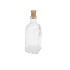 BOTELLA VIDRIO TAPON CORCHO 250 ML