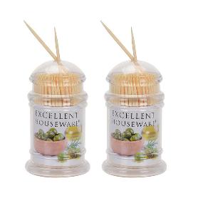MONDADIENTES PALILLOS 6,5 CM 2X200 PCS