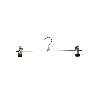PERCHA METAL CON PINZAS 35 CM