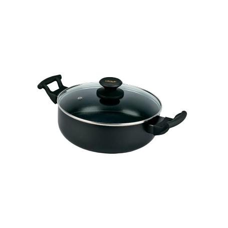 CACEROLA INDUCCION + TAPA LUXE 28 CM 3148